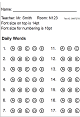 View Sample Sheet